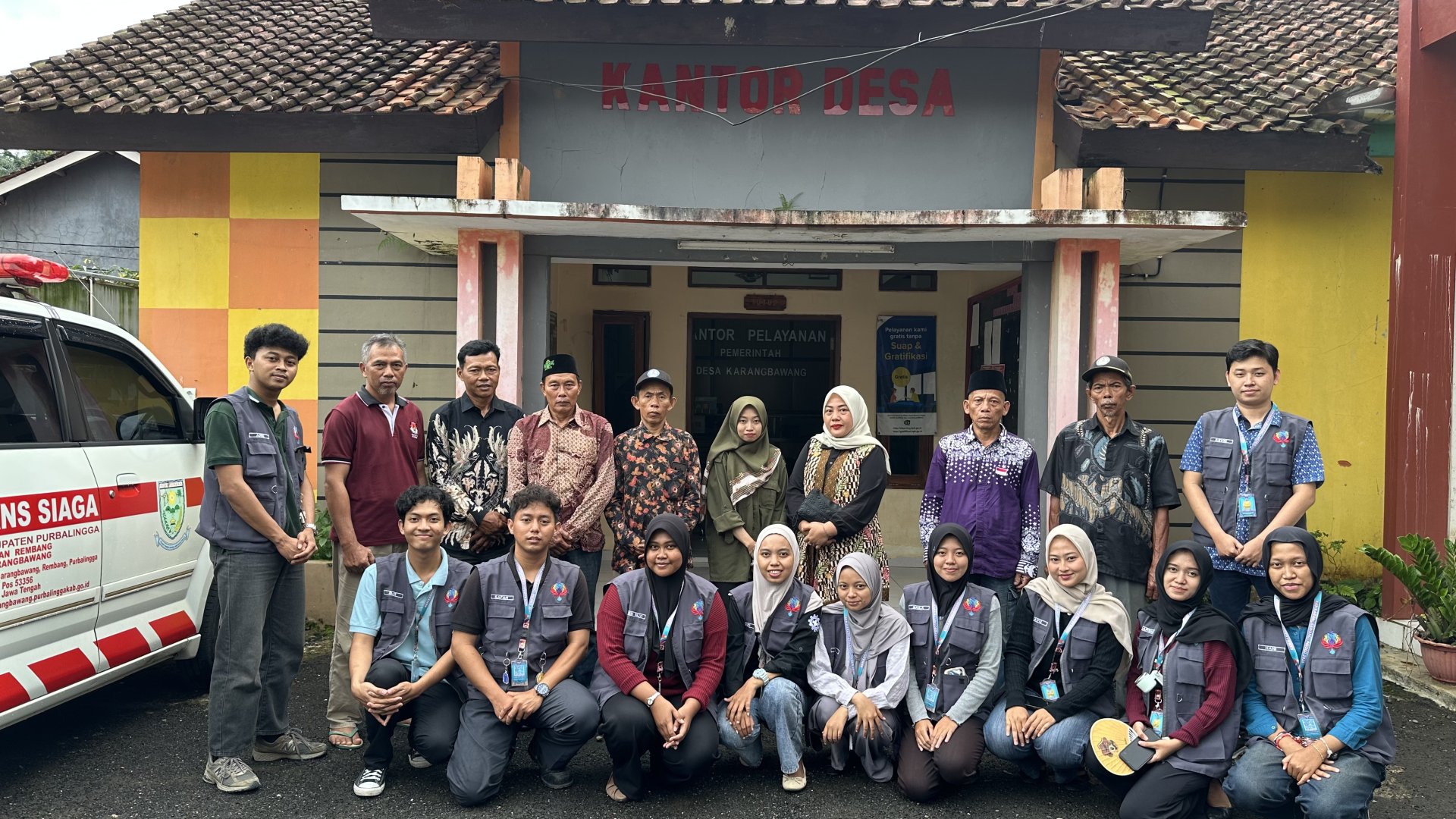 Sosialisasi program kerja KKN UNSOED Desa Karangbawang