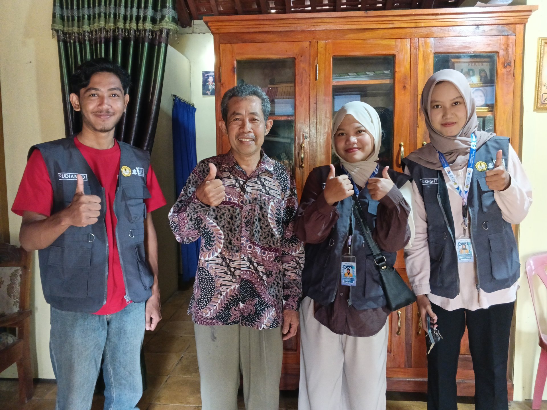 Kegiatan Observasi Potensi Desa pada Hari Ketiga KKN