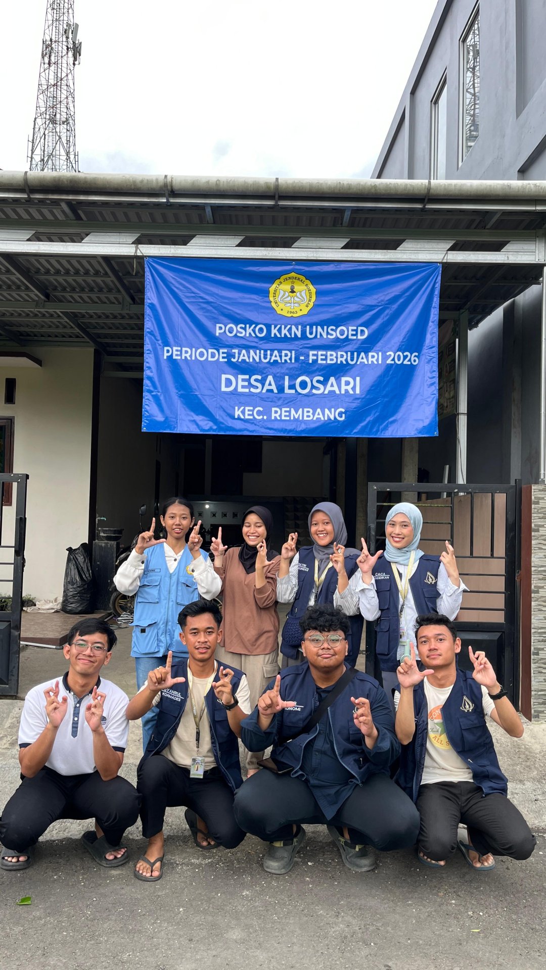 Visitasi ke Posko KKN Desa Losari