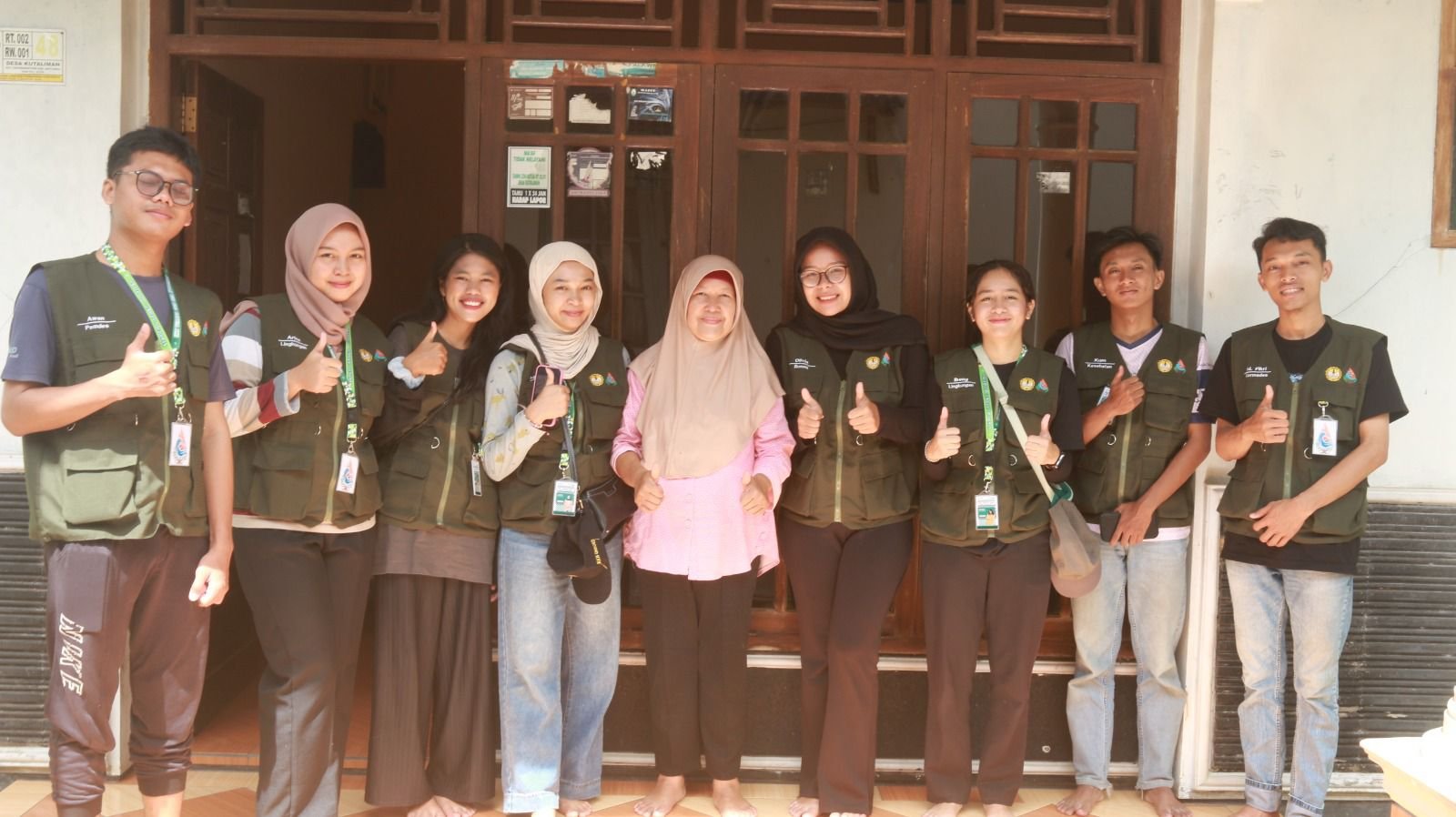 Day 3 kkn tematik desa kutaliman bersilaturahmi dengan kepala rw dan ibu kader posyandu