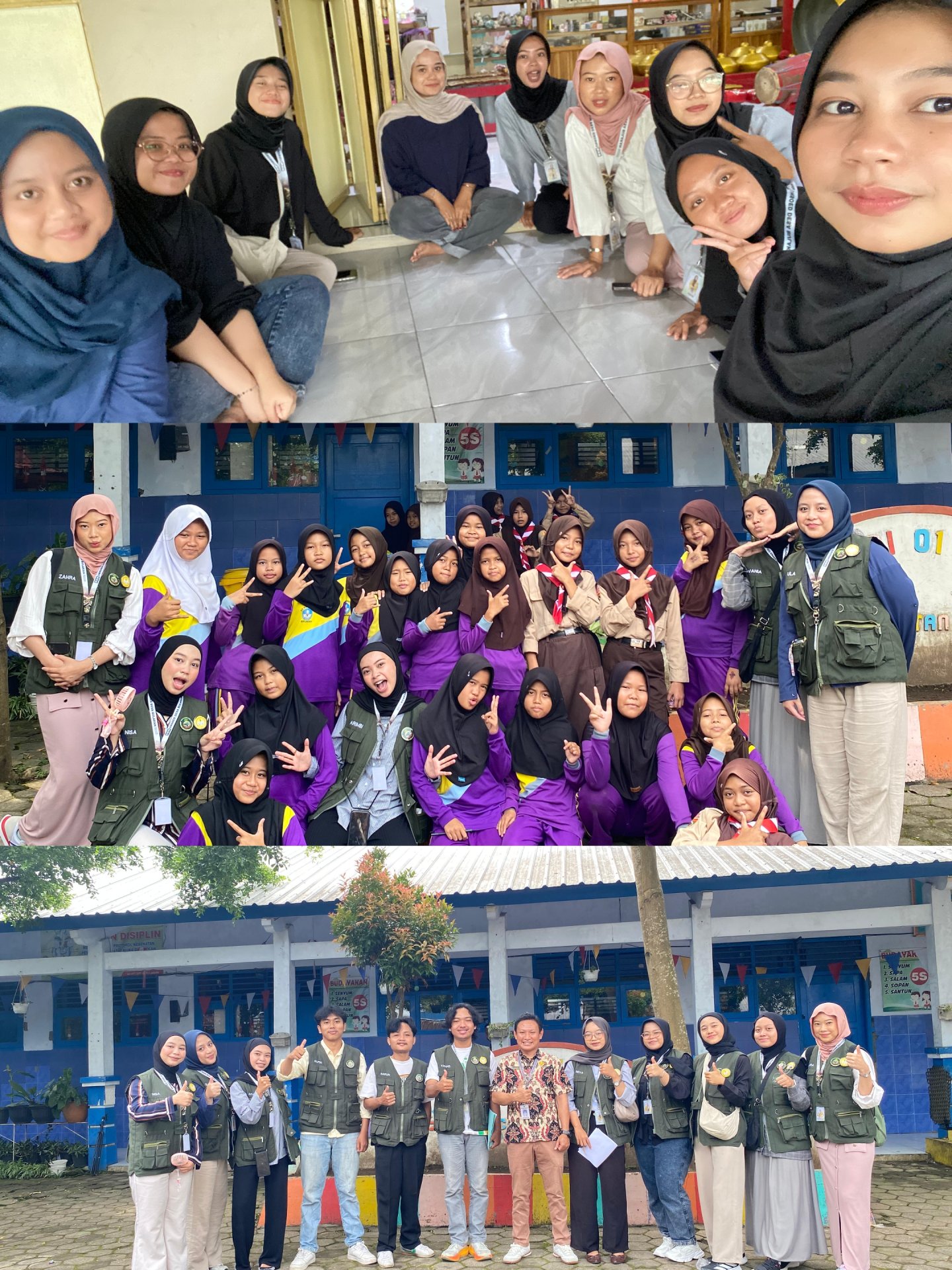 Kunjungan ke sd 1 bualakn, sd 3 bulakan dan sanggar seni