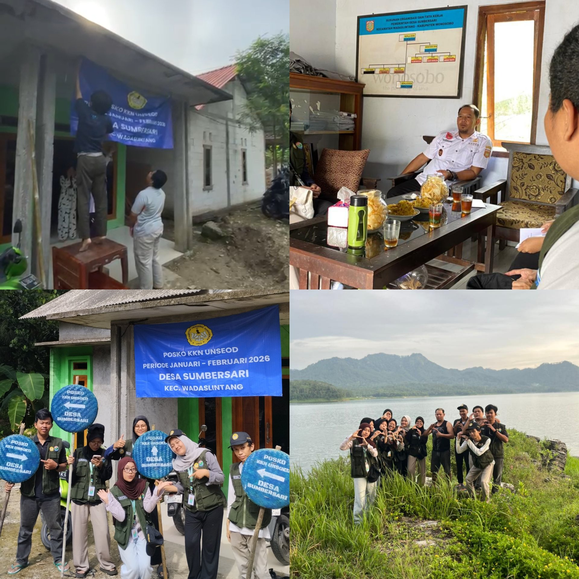 Kegiatan Hari Pertama KKN  Unsoed di Desa Sumbersari, Kecamatan Wadaslintang, Kabupaten Wonosobo - 7 Januari 2026