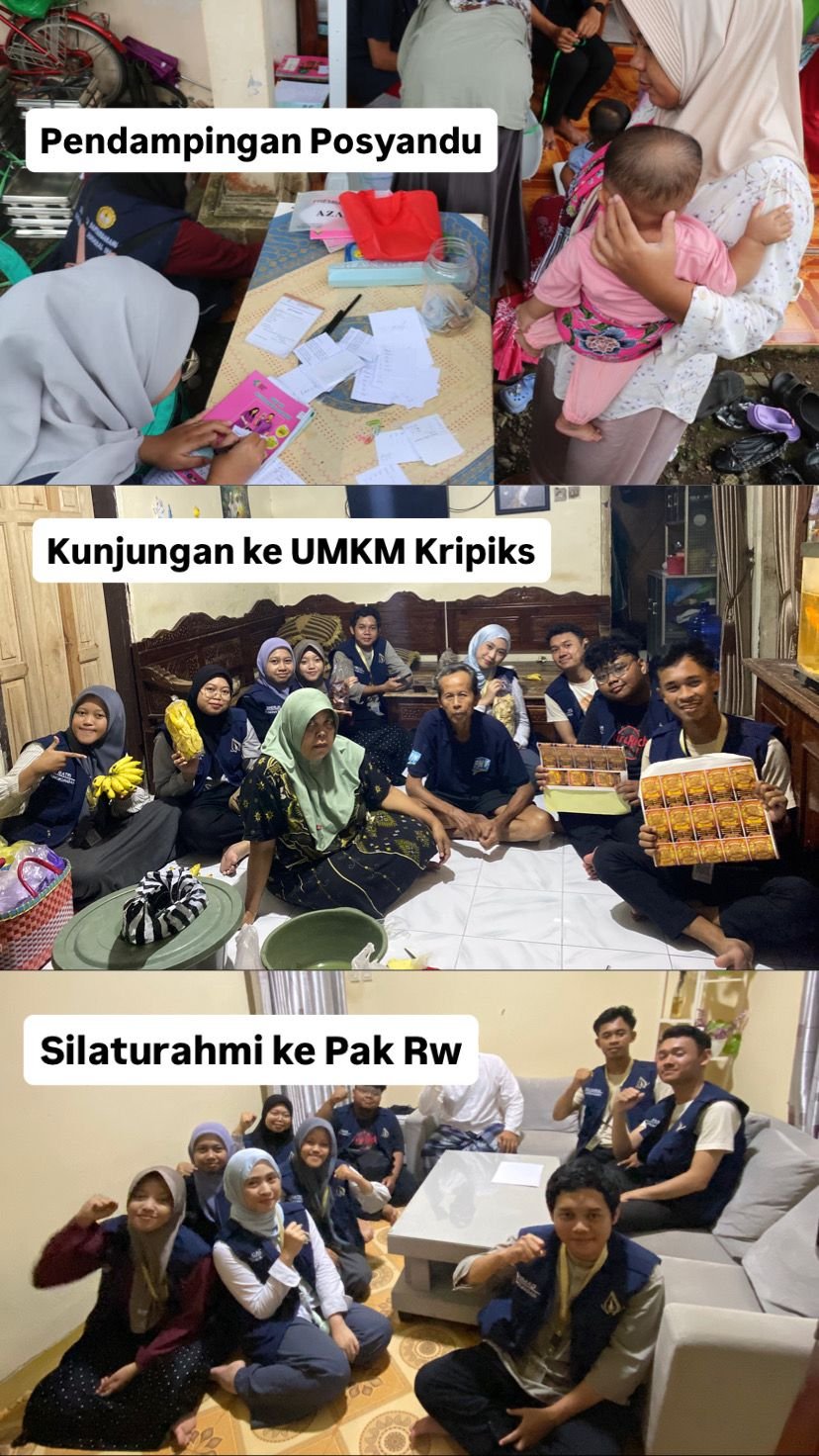 Pendampingan Posyandu, Kunjungan ke UMKM, dan Silaturahmi ke Tokoh Masyarakat