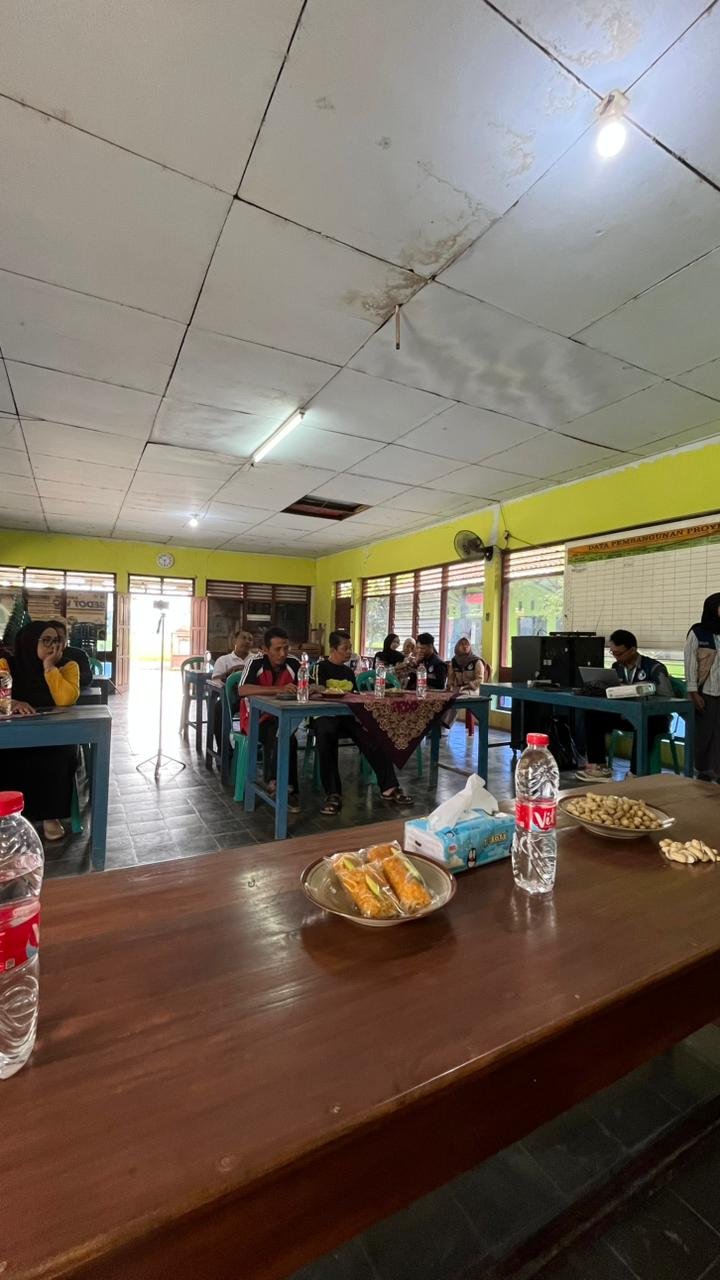 Pemaparan Program Kerja KKN di Balai Desa Sawangan