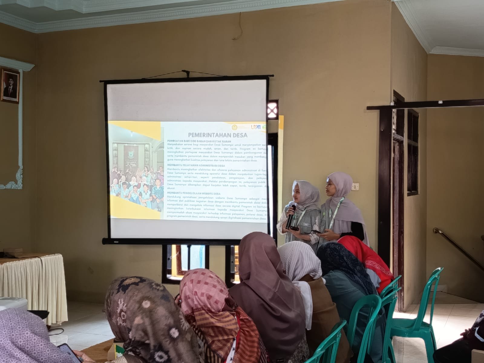 Mahasiswa KKN Desa Sumampir Periode Jan-Feb 2026 Memaparkan Program Kerja KKN UNSOED 2026