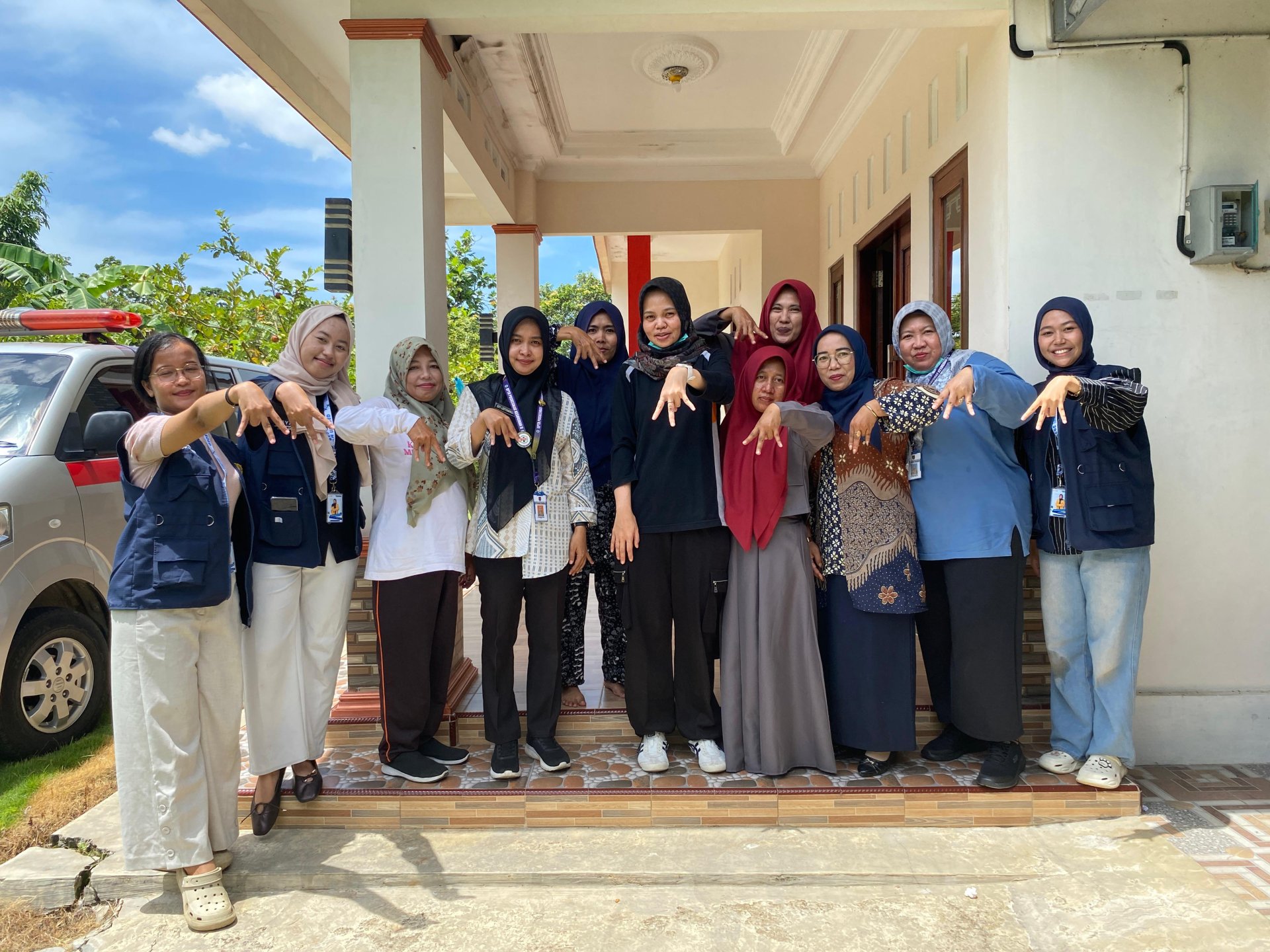 hari ke 3 posyandu & hipertensi , kunjungan dusun