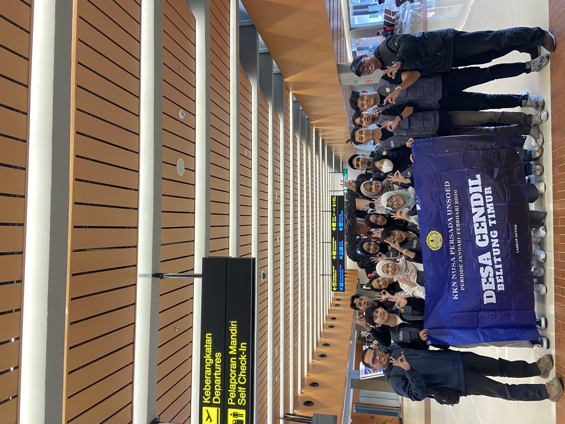 KEBERANGKATAN KKN NUSA PERSADA DESA CENDIL, BELITUNG TIMUR