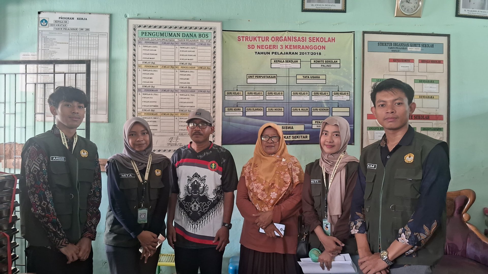 Hari 3.4 (Pemberian surat kepada semua SD di desa Kemranggon)