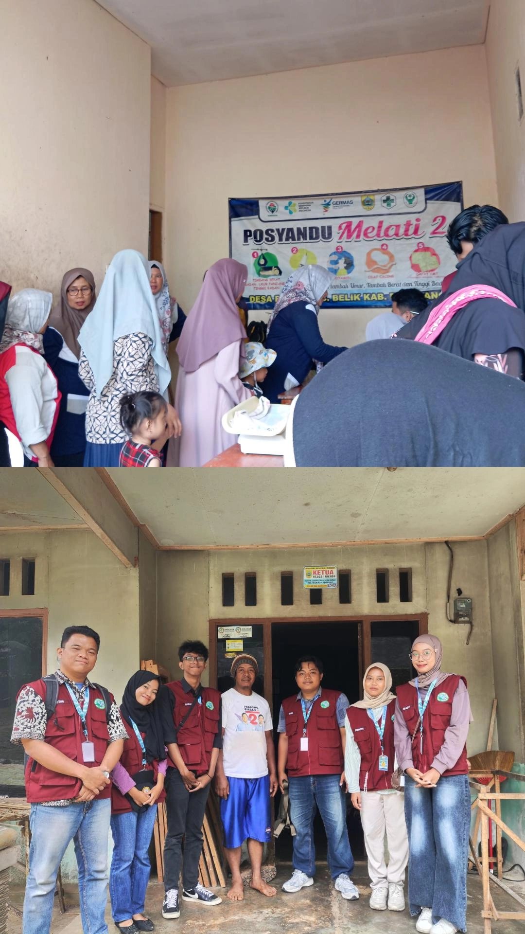 Pendampingan Kegiatan Posyandu dan Kunjungan ke RT Setempat