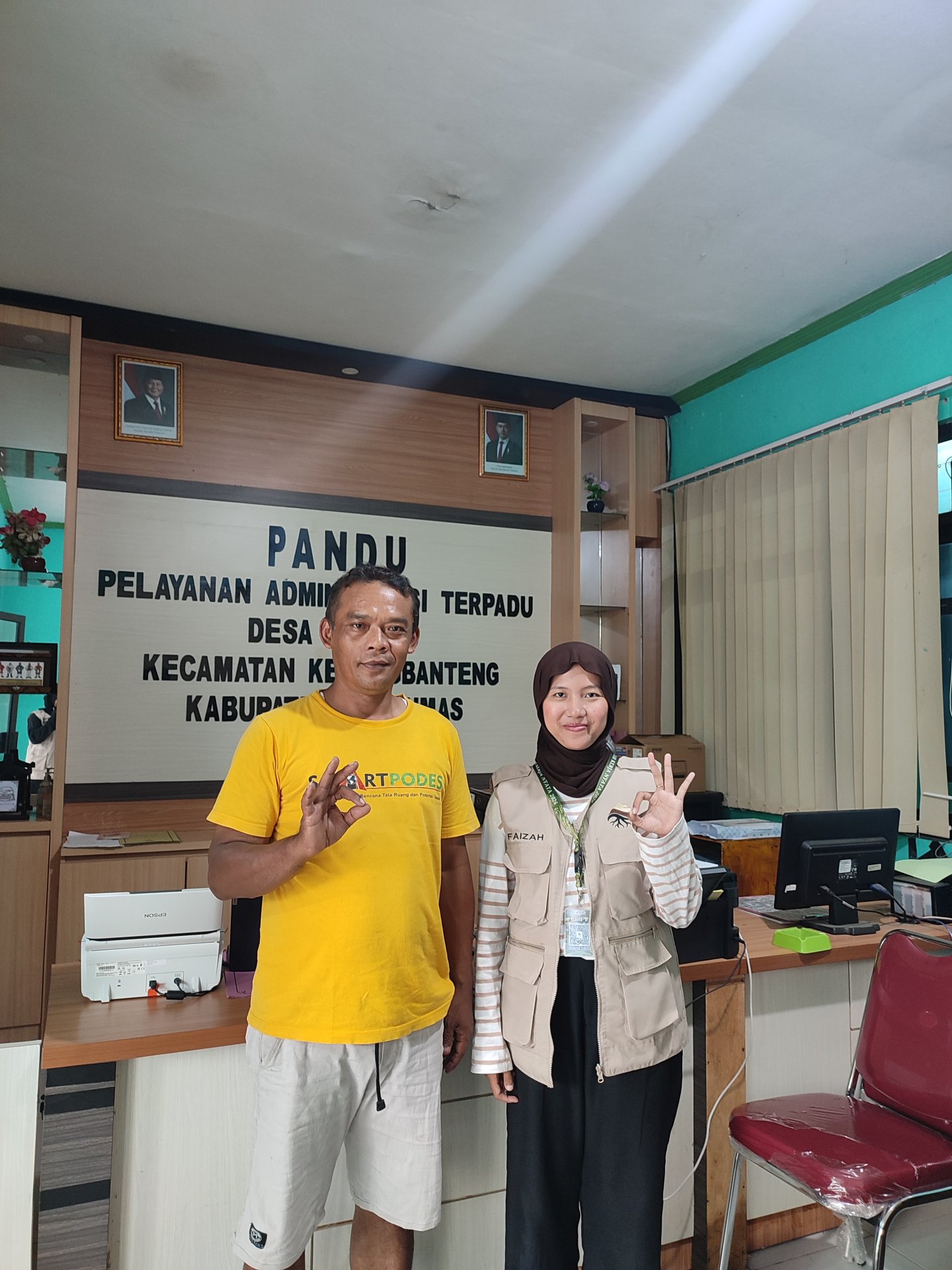 Kunjungan bersama ketua kelompok tani Sido Makmur