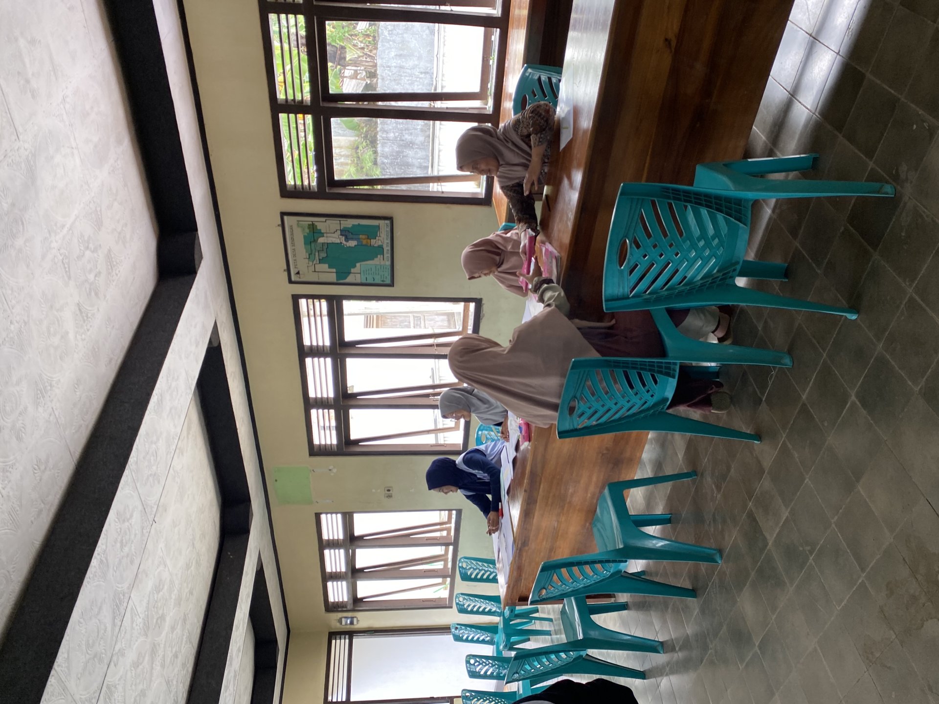 kegiatan posyandu dan kunjungan ke tk bendungan