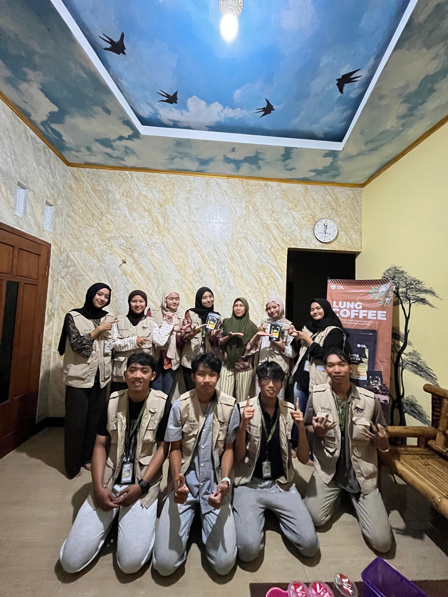 Kunjungan UMKM coffe lung