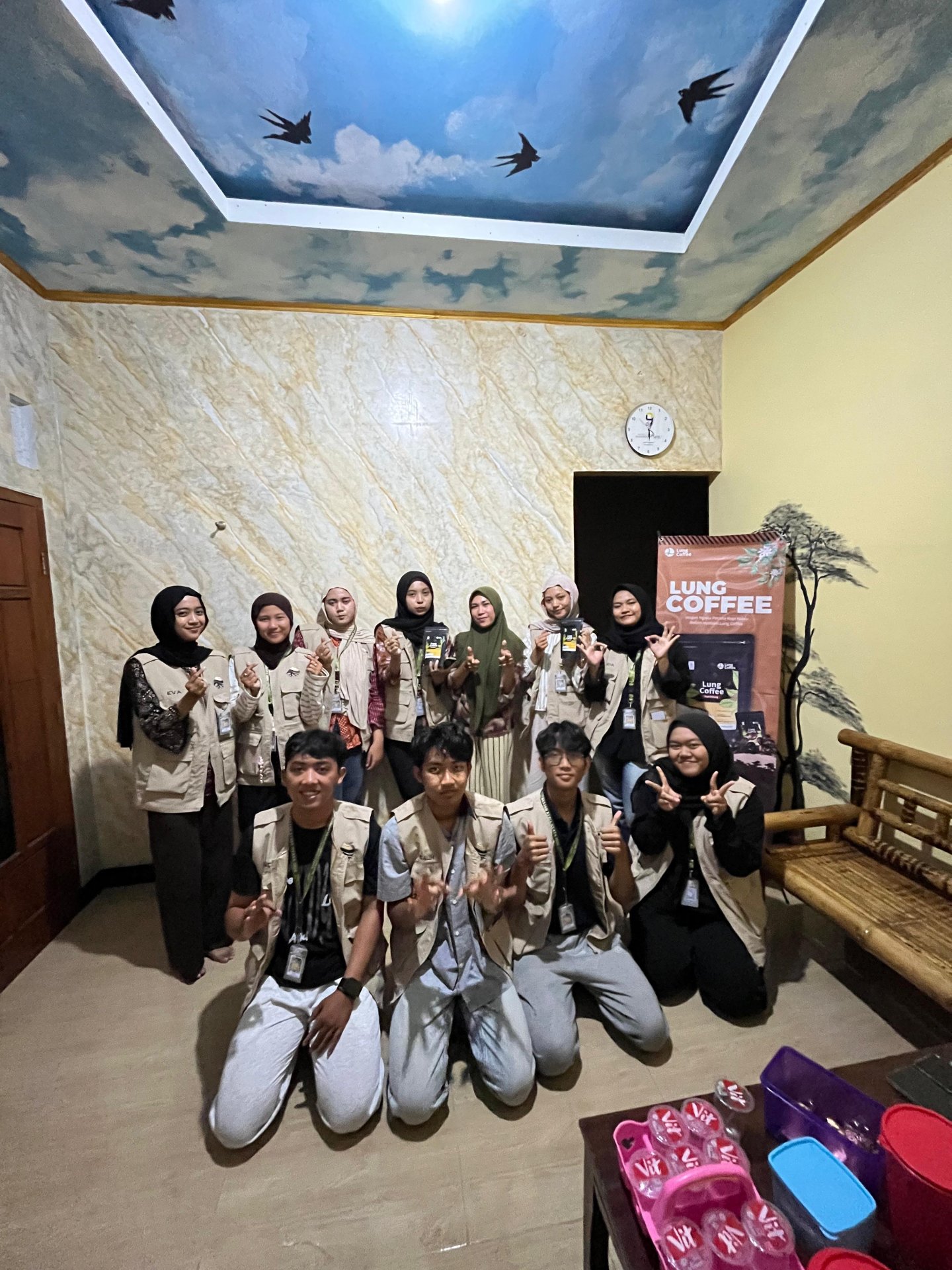 Koordinasi dengan UMKM Lung Coffe