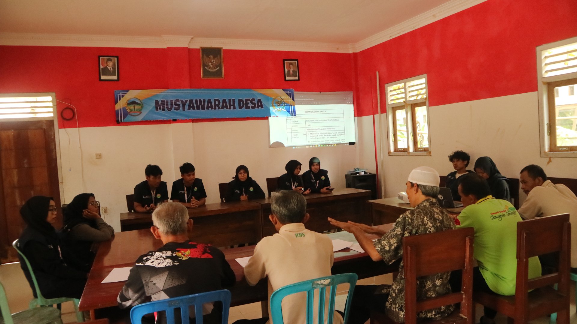 Hari ke 3- Mengunjungi SD 2 mengangkang dan sosialisasi program kerja ke pemerintah desa