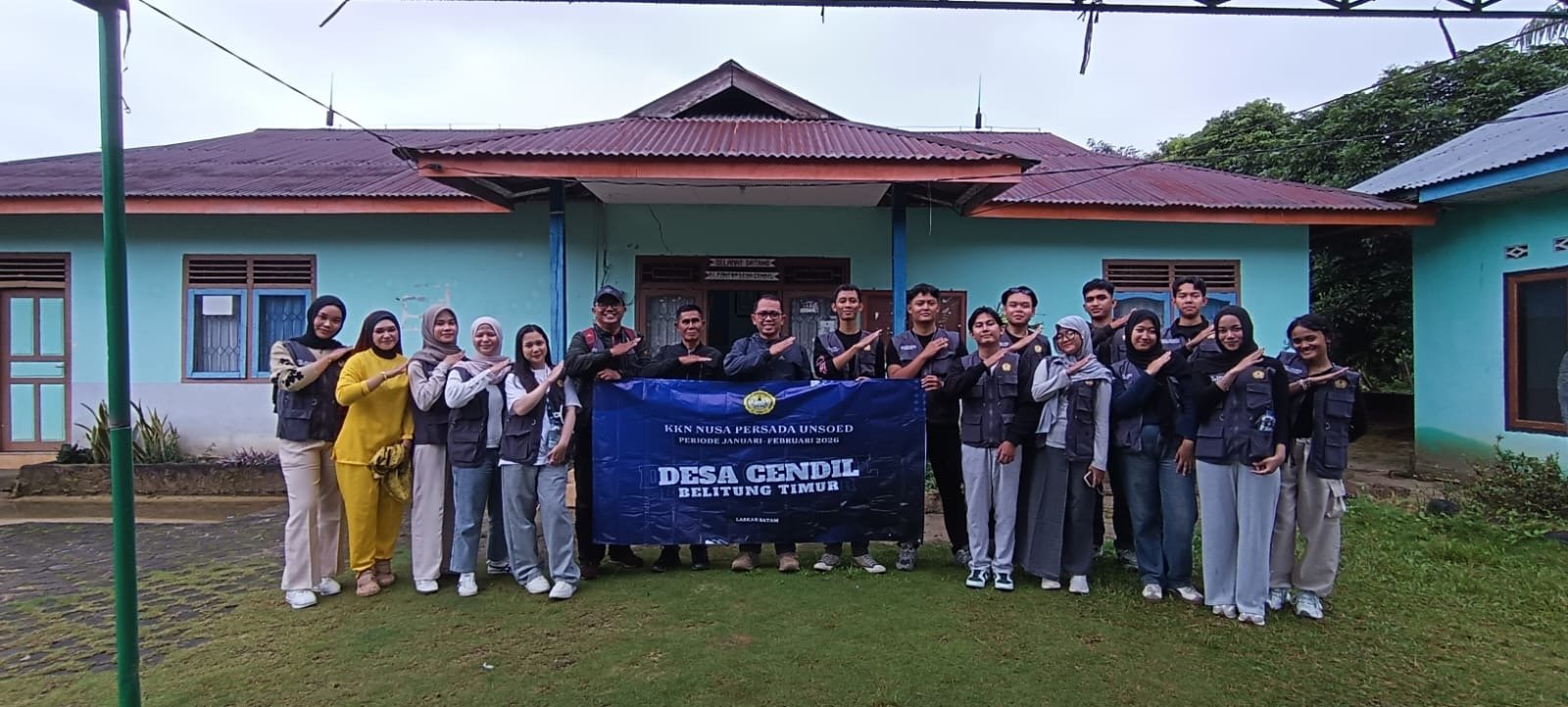 Penyambutan mahasiswa KKN