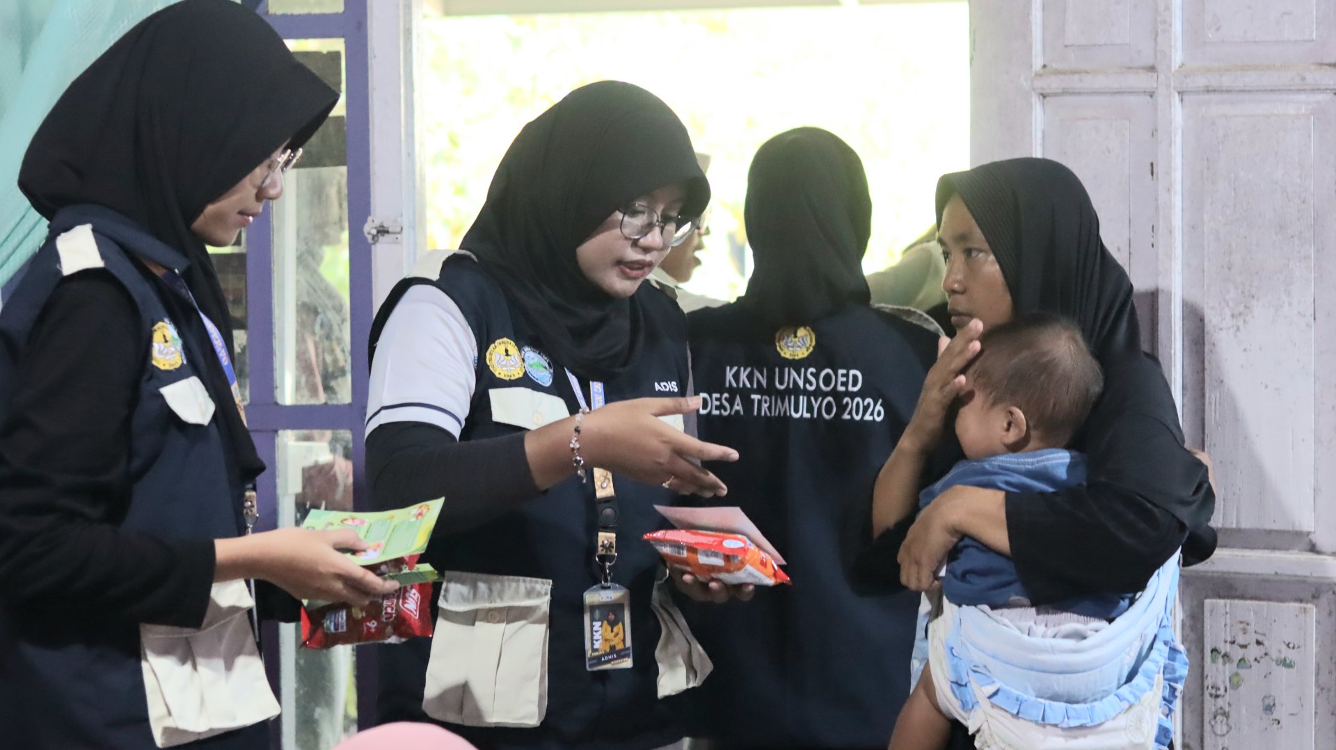 Monitoring dan pendampingan, Edukasi Stunting kepada orang tua balita dan Gerakan Senam Sehat
