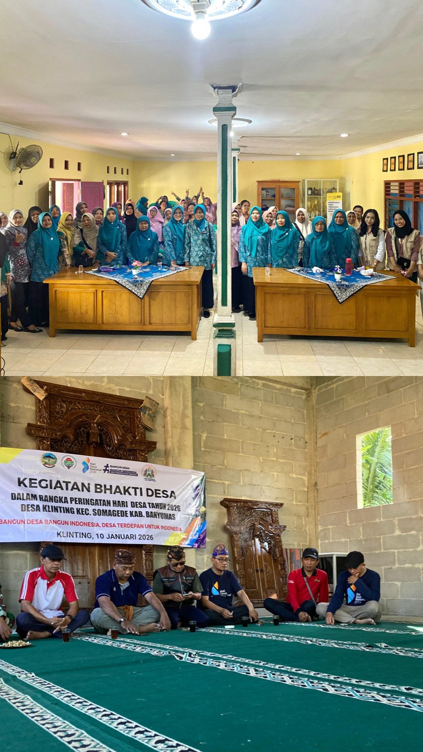 Kegiatan Bhakti Desa dan Rakoor PKK