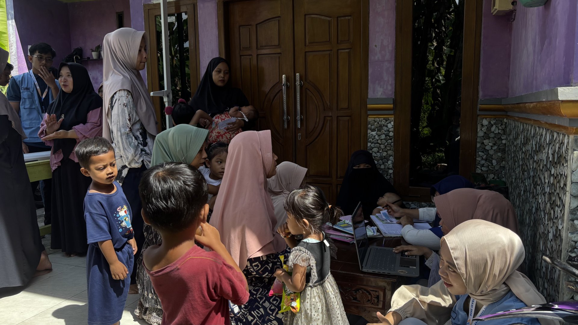 Kunjungan dan pendampingan posyandu