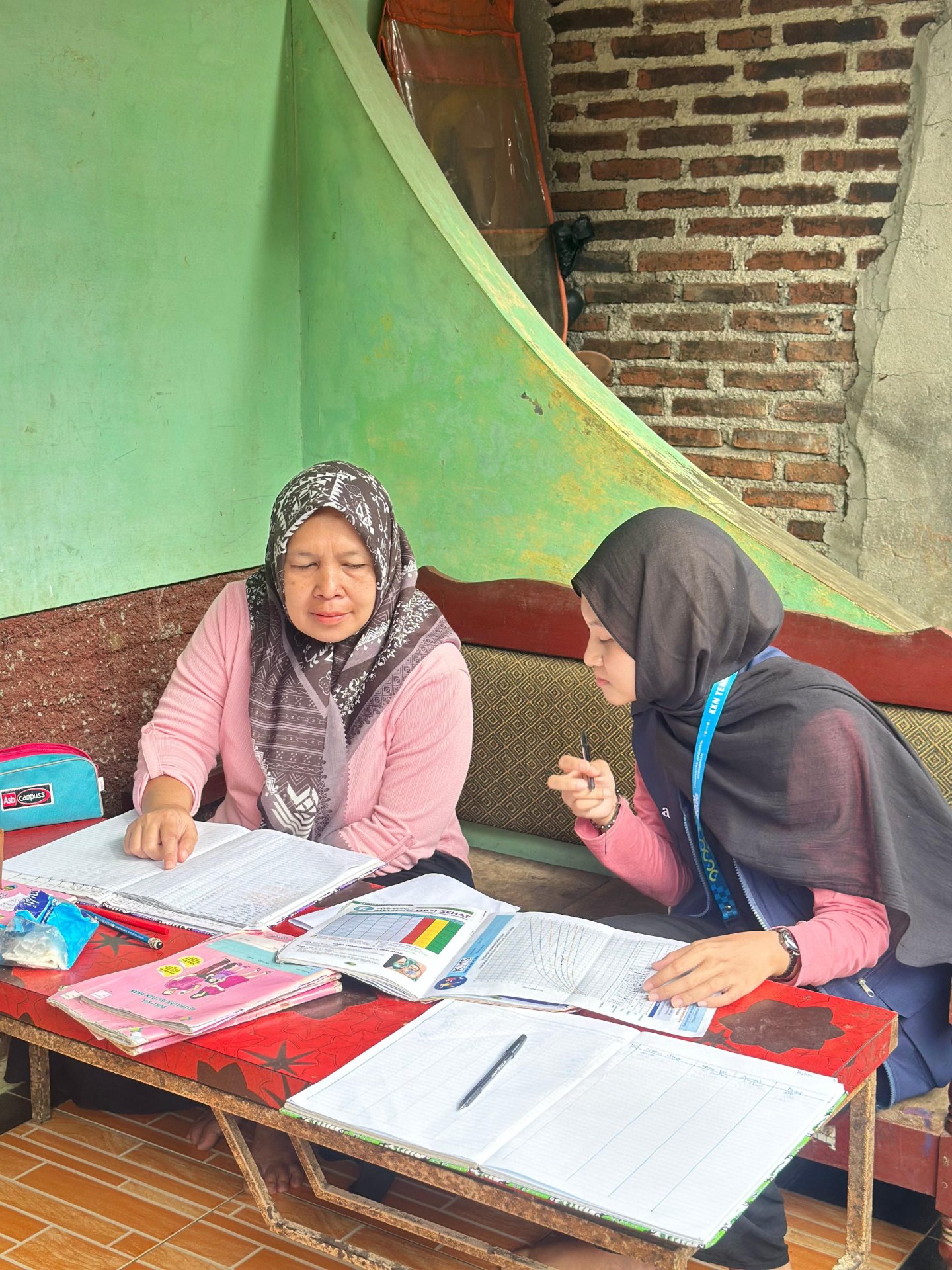 Kunjungan Posyandu ILP dan Senam Mitigasi Bencana