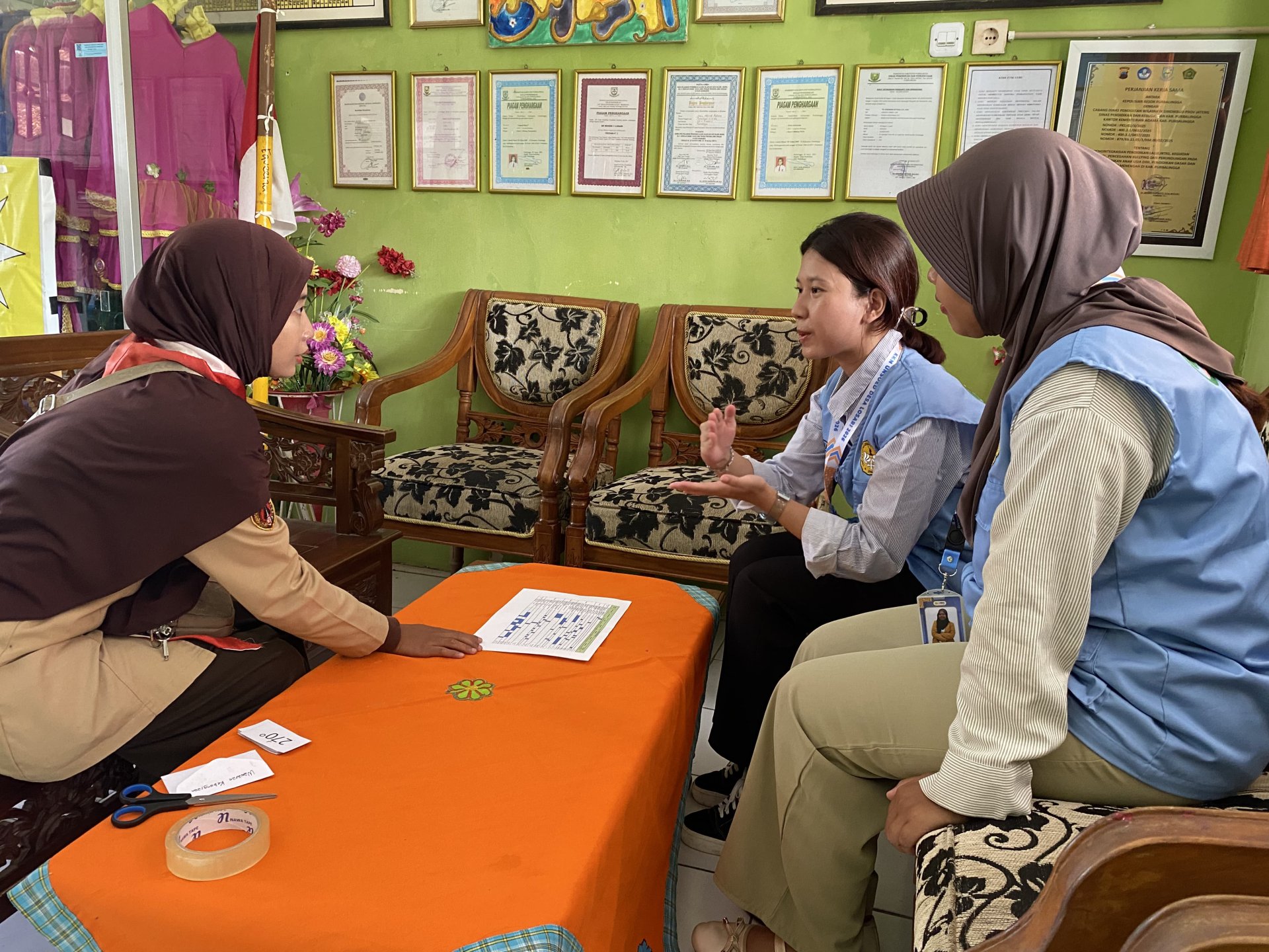 Kunjungan ke SDN 1 Losari