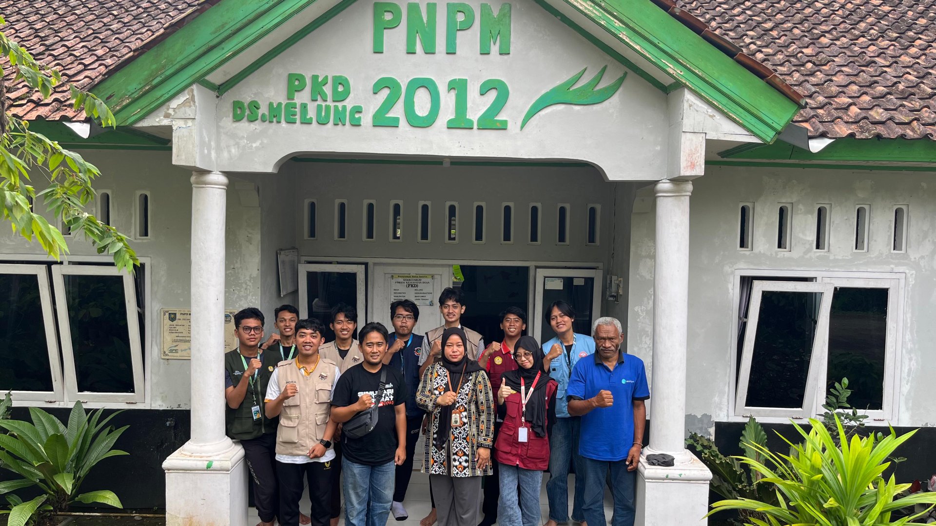 Bertemu pak Iqbal beserta Bu Novi selaku pengurus pkd melung