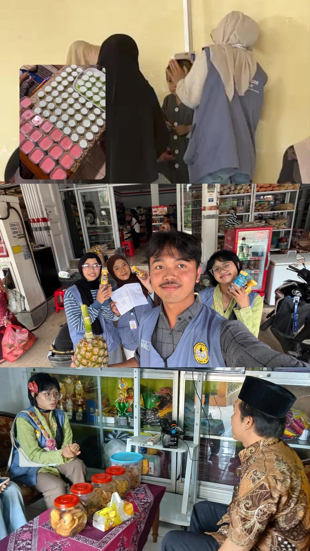 Pencegahan Stanting melalui Pemberian Makanan Tambahan (PMT), Mengunjungi Sekolah Terkait Jadwal Mata Pelajaran, dan Inventarisasi UMKM.