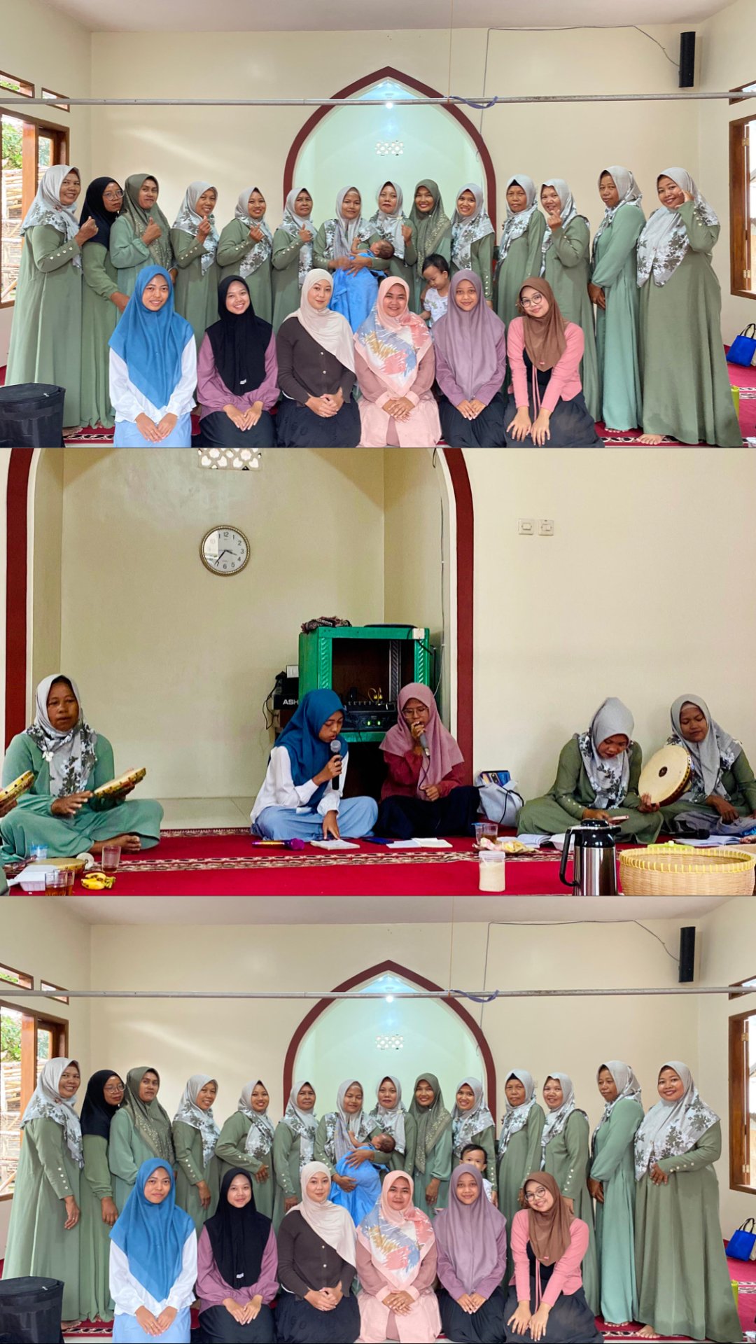 Mengikuti kegiatan Al Barzanzi dengan Ibu-Ibu Majelis Fatimatuzzahra