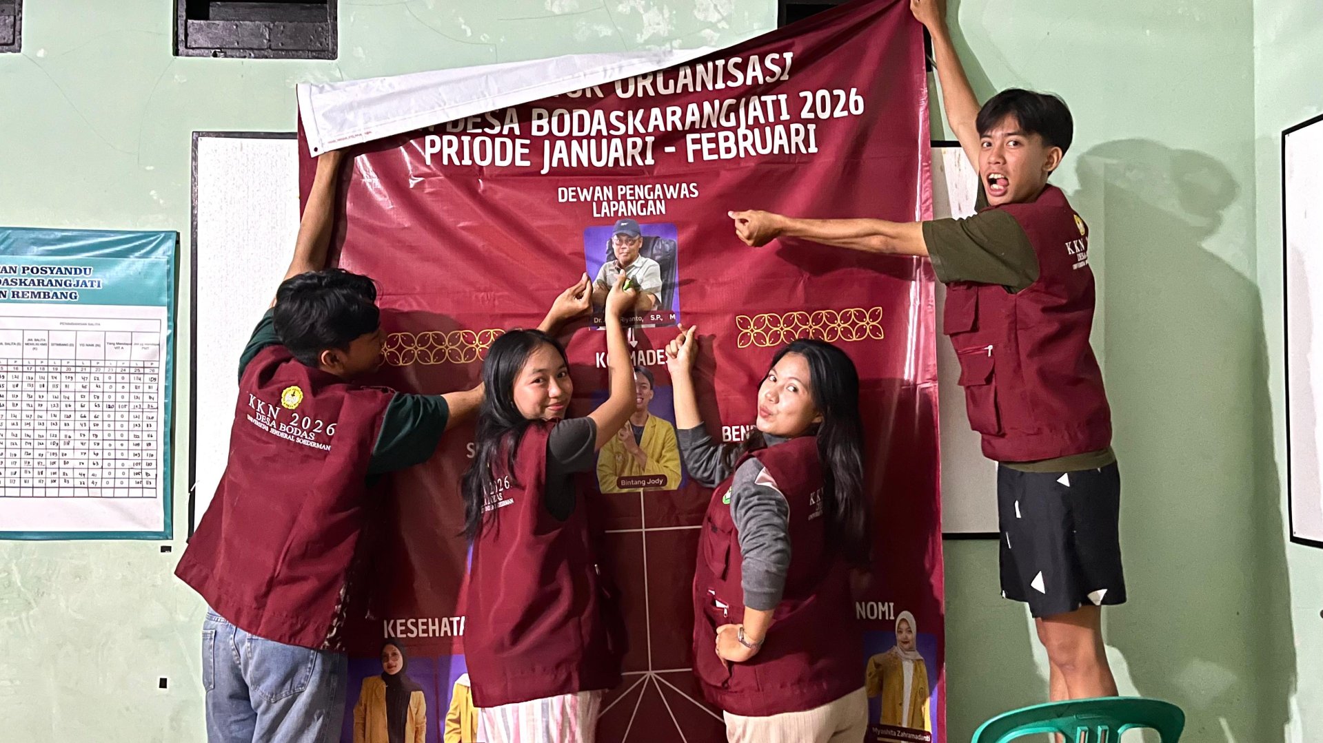 pemasangan struktur organisasi