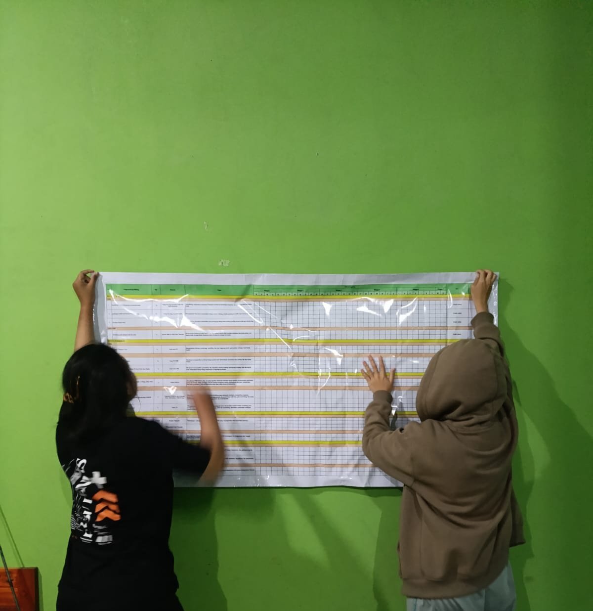 Pemasangan ulang banner