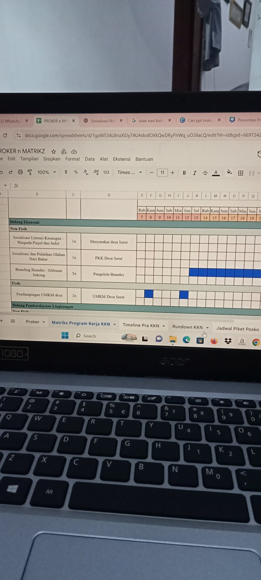 Day-4 : Pembahasan dan fiksasi program kerja