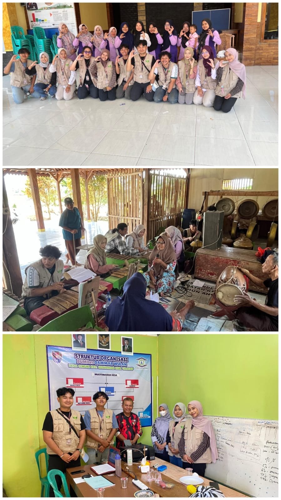 Day 4 “Pendampingan Posyandu, Pendampingan BUMDes, dan Observasi Budaya Gending Ciwuni (Gamelan)”