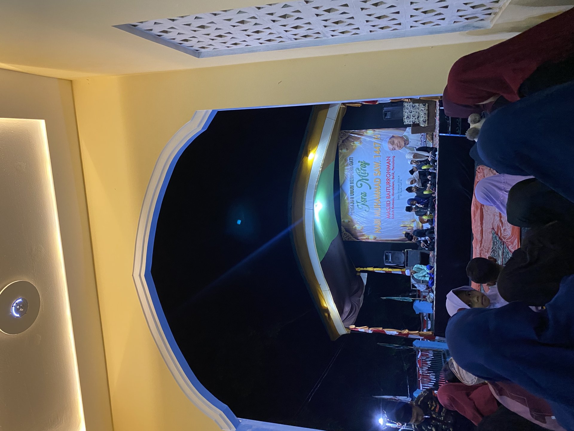 Kunjungan ke Pengelola Wisata Taman Rancah dan Pengajian umum memperingati isro mi’raj