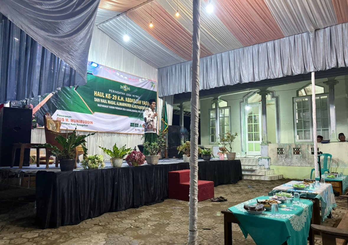 Peringatan Isra Mi’raj di Dusun Parakan Desa Karangjengkol