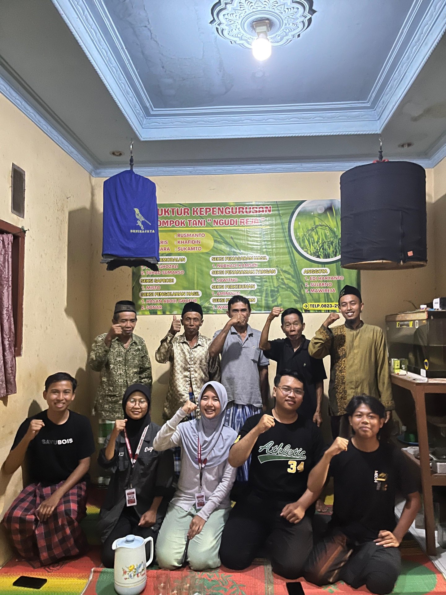 Kunjungan ke kelompok tani Ngudi Reja