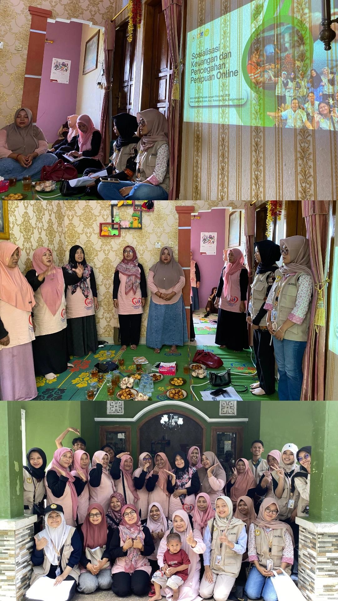 Mahasiswa KKN UNSOED Desa Gumelem Kulon 2026 melaksanakan Kegiatan Sosialisasi Pengelolaan Keuangan Rumah Tangga dan UMKM Sederhana serta Pencegahan Penipuan Online kepada Masyarakat Desa Gumelem Kulon