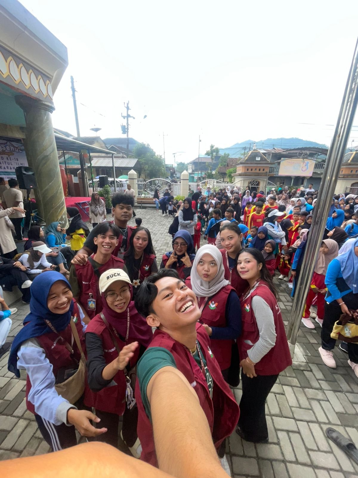 Mengikuti Jalan Sehat Dalam Rangka Milad Tpq Baitul Ilmi Bodaskarangjati