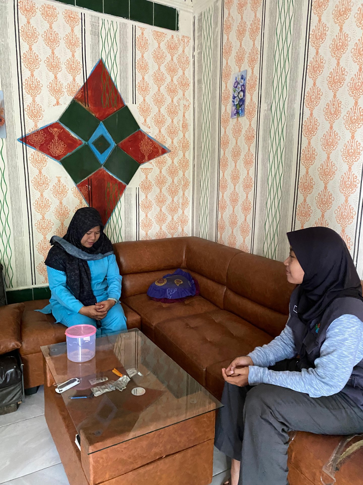 Mengunjungu rumah ibu bidan posyandu dan menyusun proposal definitif