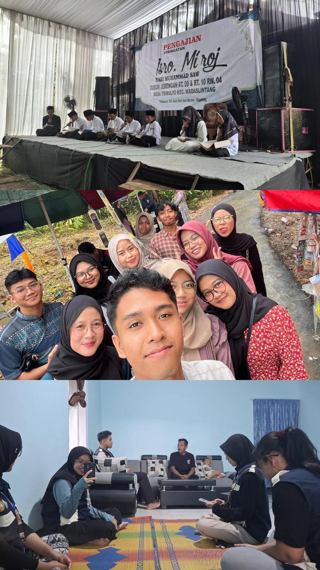 Kegiatan Pengajian dan Kunjungan ke Pak RT