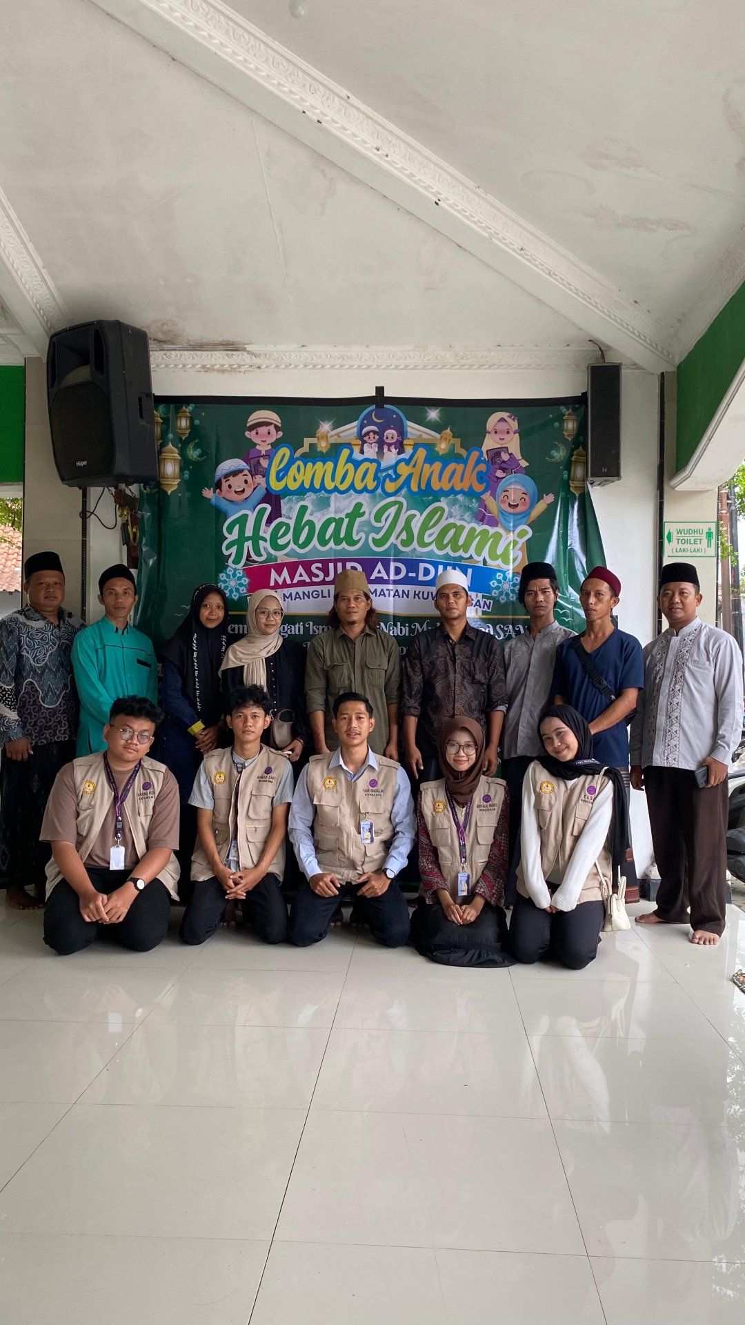 Menghadiri Lomba Anak di Masjid Ad-Diin Desa Mangli