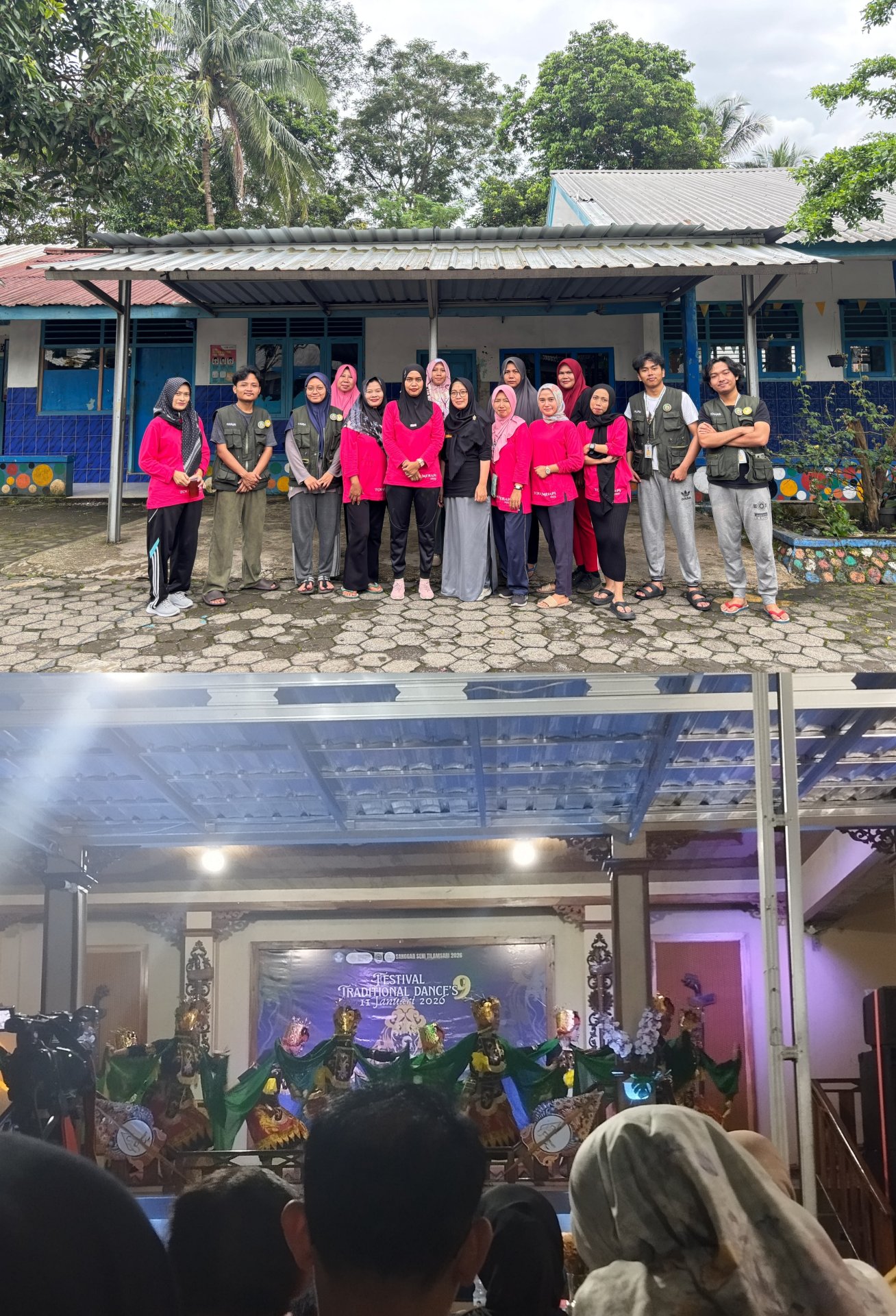 kerja bakti dan acara sanggar tari