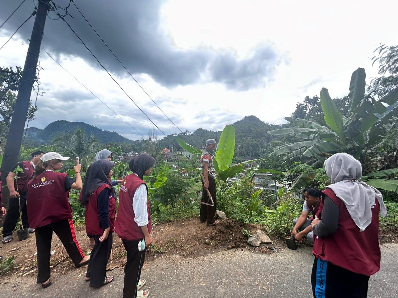 Kegiatan Menanam Bibit Pohon Berkayu