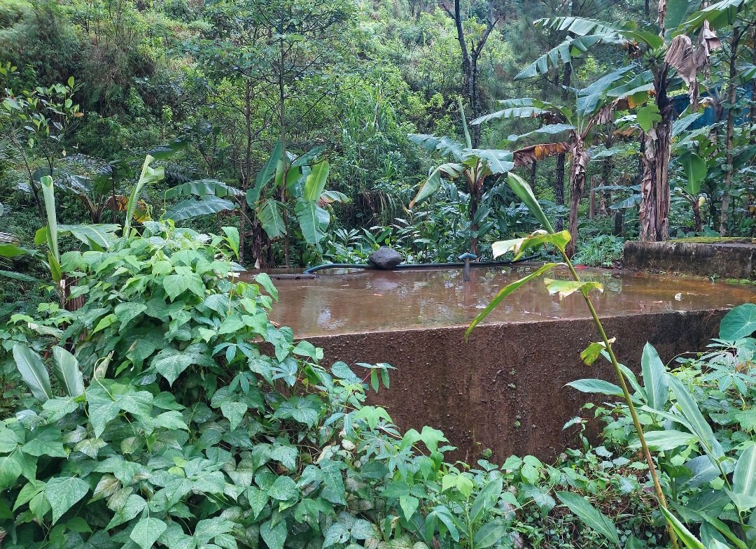 kunjungan penampungan air sebagai potensi desa