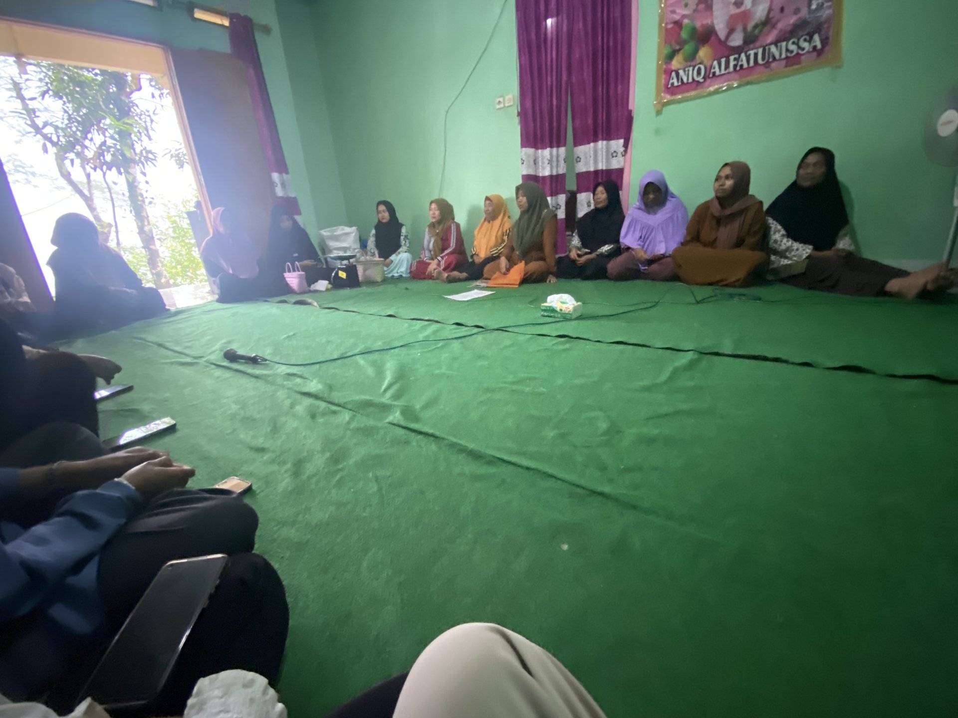 Mengikuti kegiatan pkk di dusun tlaga rw 3 rt 3