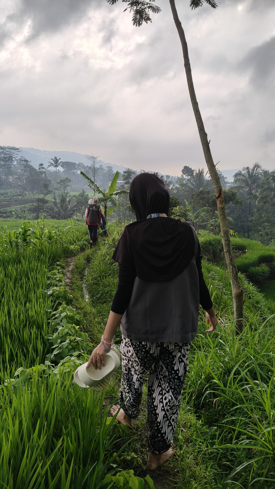 Kunjungan ke Penampungan Air Desa Gunungtiga