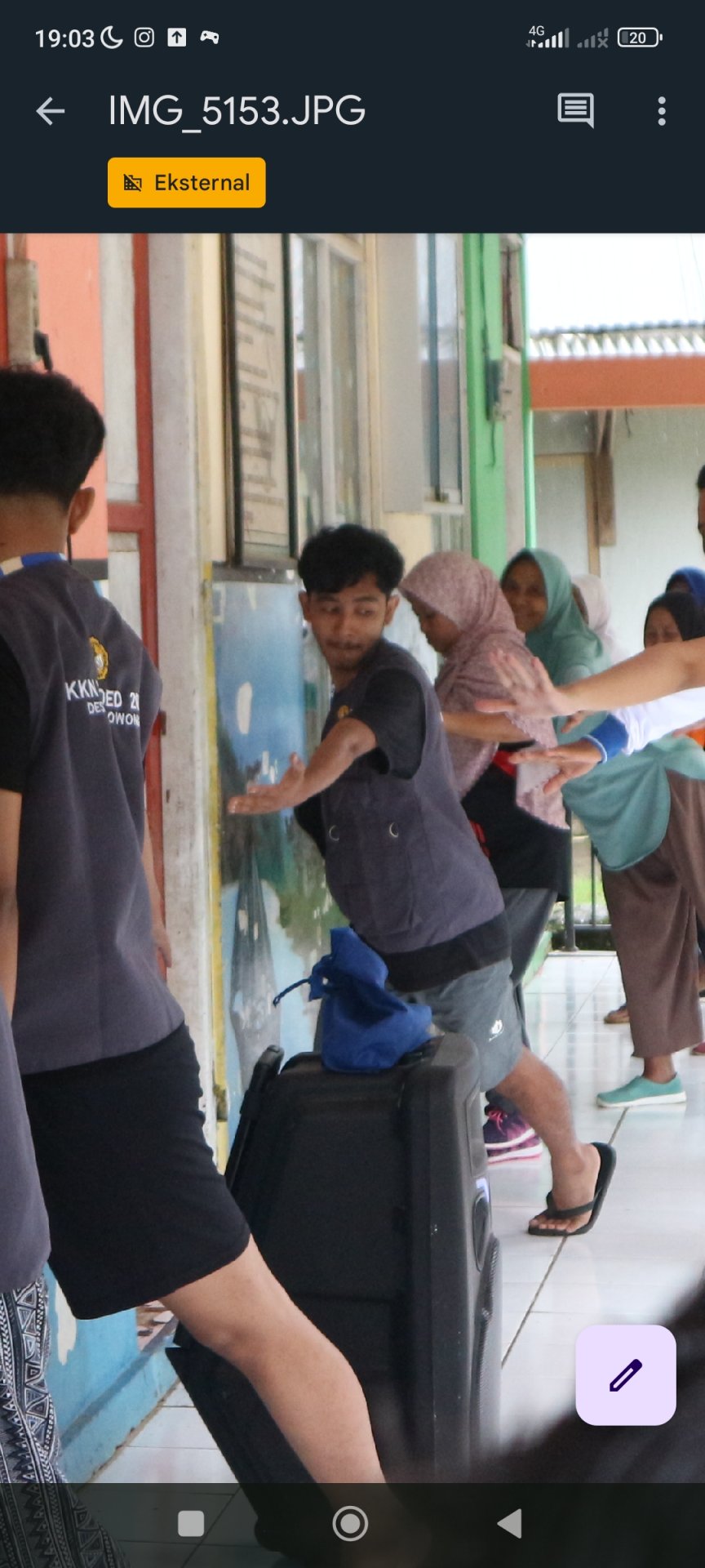 Day 5 Kerja Bakti, senam lansia, Kunjungan ke kadus, kunjungan ke kades dan kunjungan ke sekdes