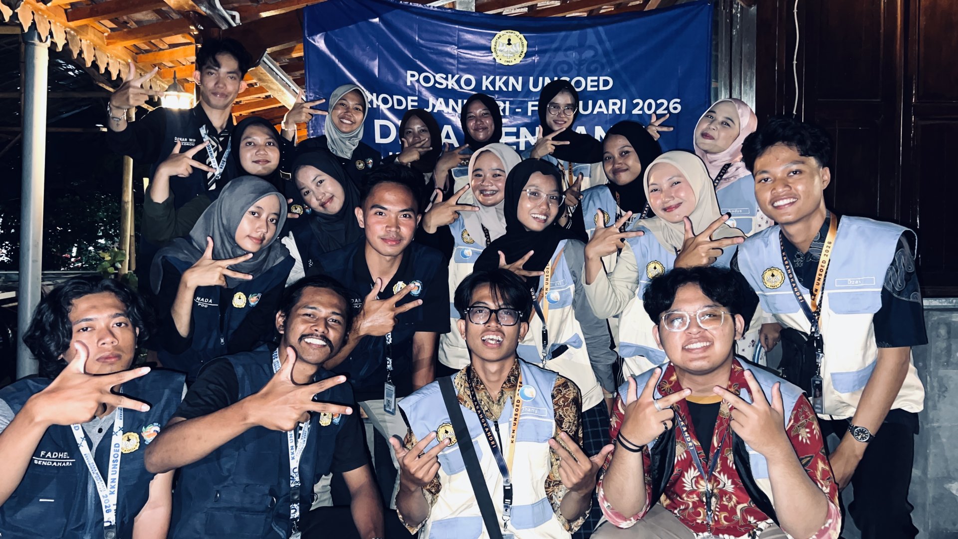 Kunjungan ke posko KKN Menganti