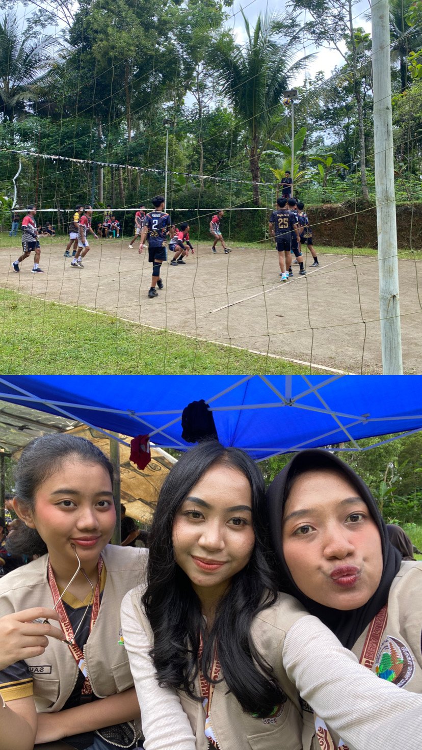 Menghadiri Pertandingan Voli