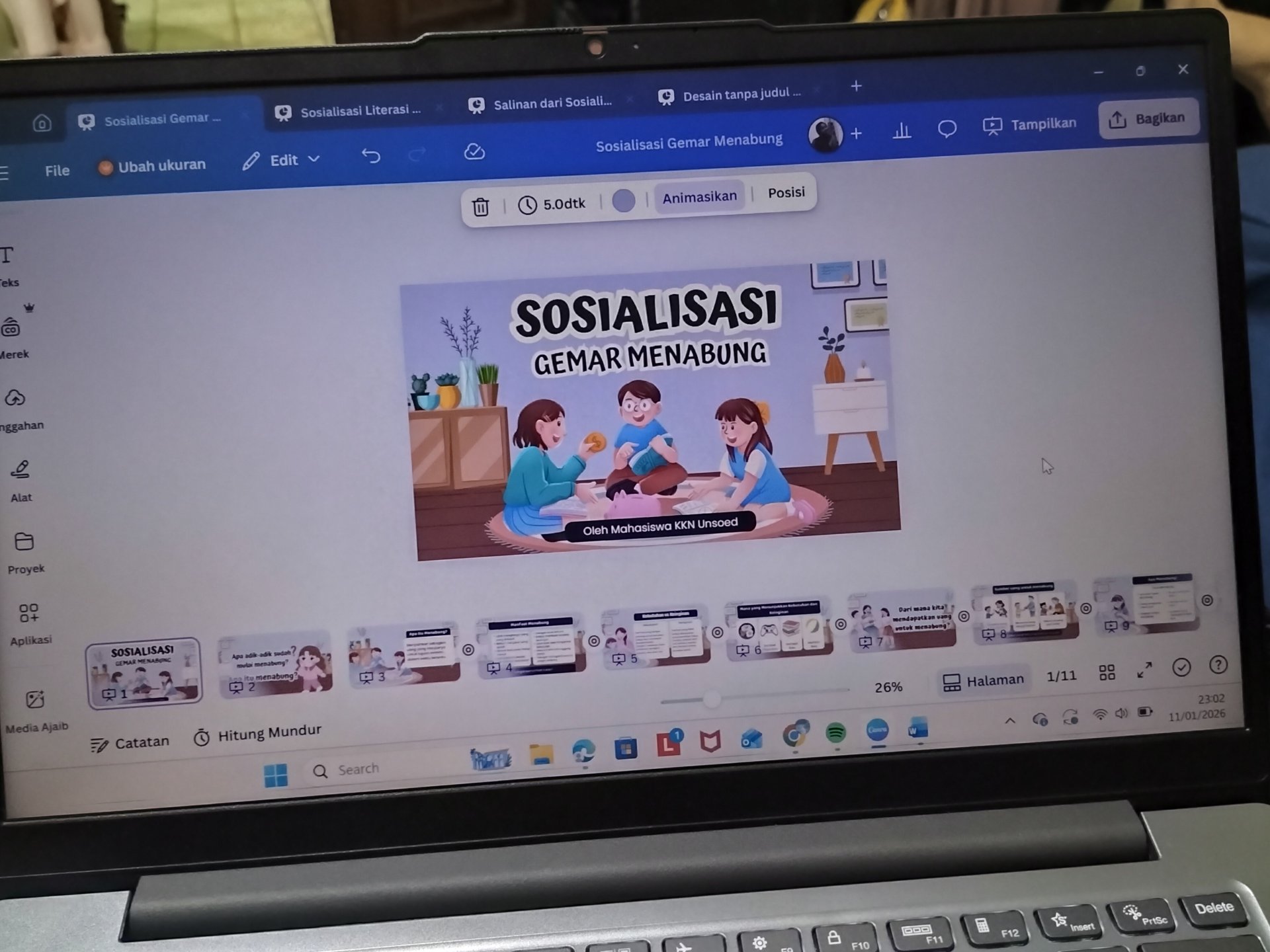 Kegiatan KKN Hari kelima