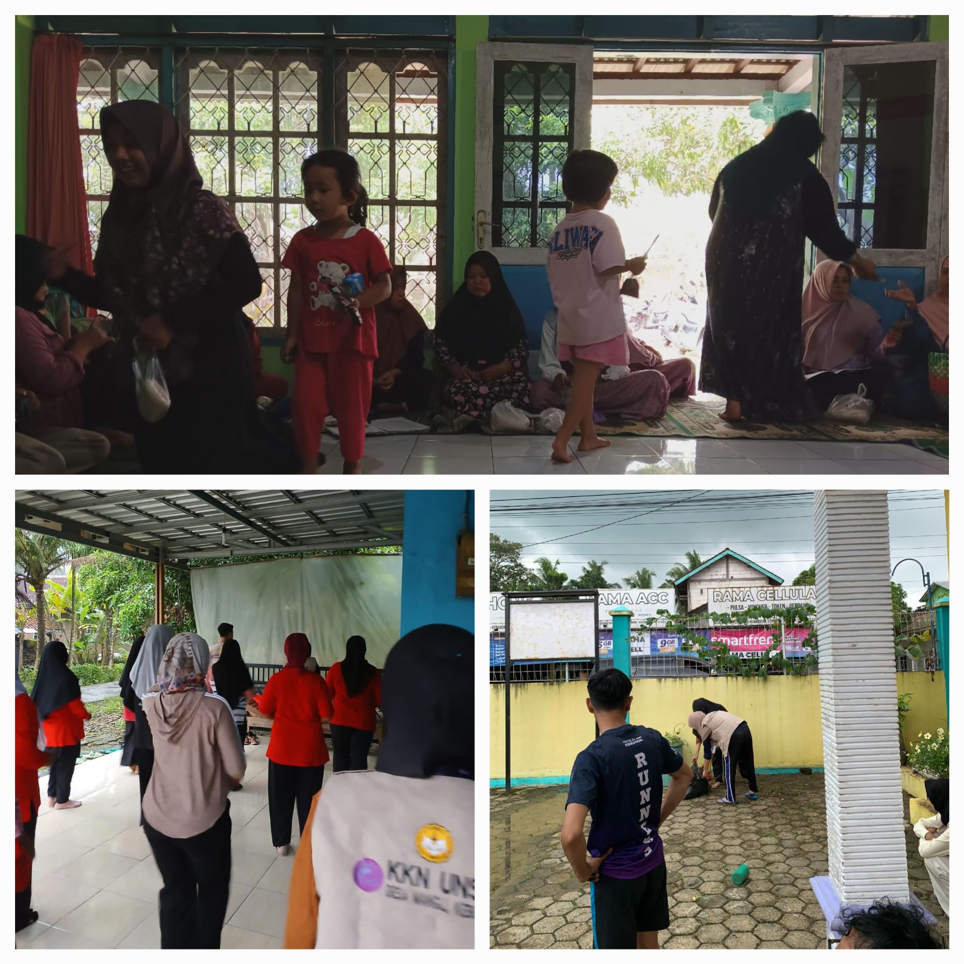 Hari ke-5: Senam Sehat Bersama, Kerja Bakti di PKD Mangli, dan Menghadiri Arisan PKK RT