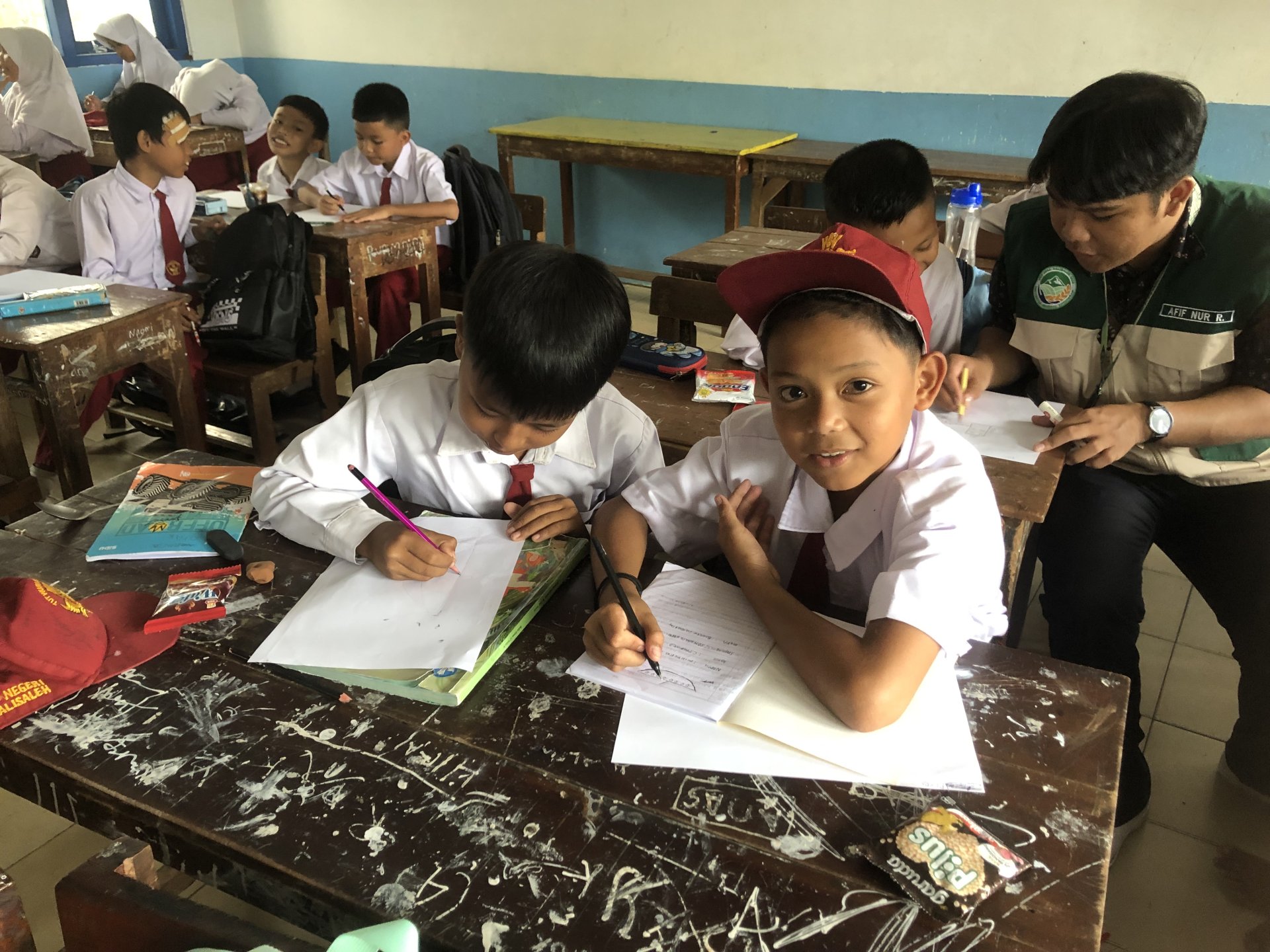 Melakukan apel pagi dan Proker Pendidikan Kelas Cita-cita